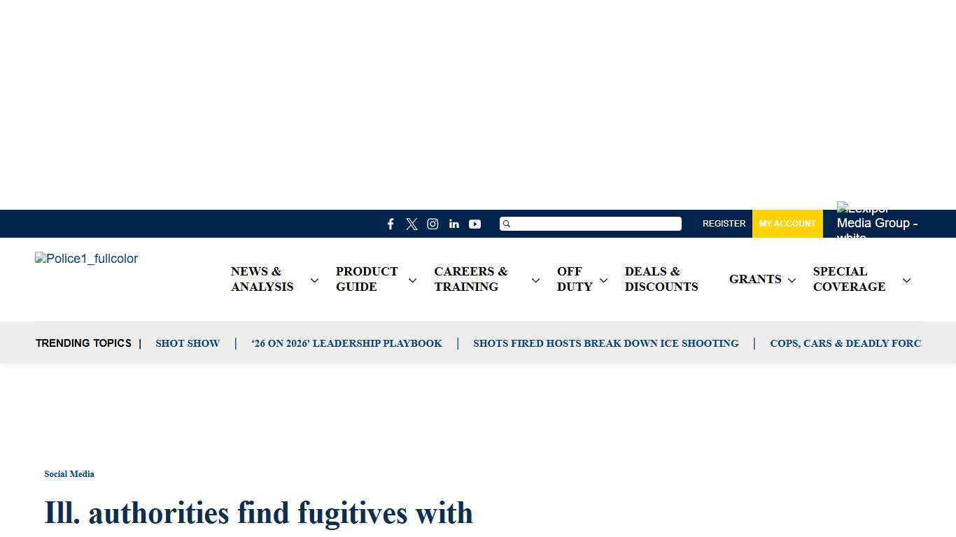 Ill. authorities find fugitives with #WarrantWednesday