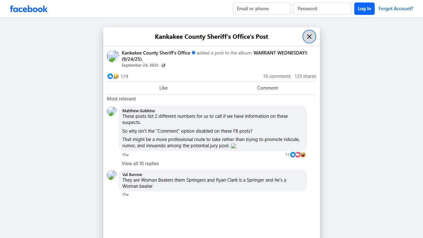 Kankakee County... - Kankakee County Sheriff's Office Facebook